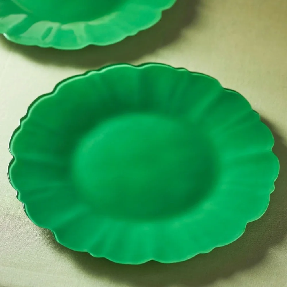 LAST SET💎Adley Kelly glass chargers / plates - Picture 11 of 11